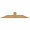 Ekena Millwork Portland Smooth Timber Gable Bracket, Western Red Cedar, 36"W x 7"H x 3 1/2"D x 3 1/2"F, 5/12 Pitch GBW036X07X0404POR00SWR - alternate 1